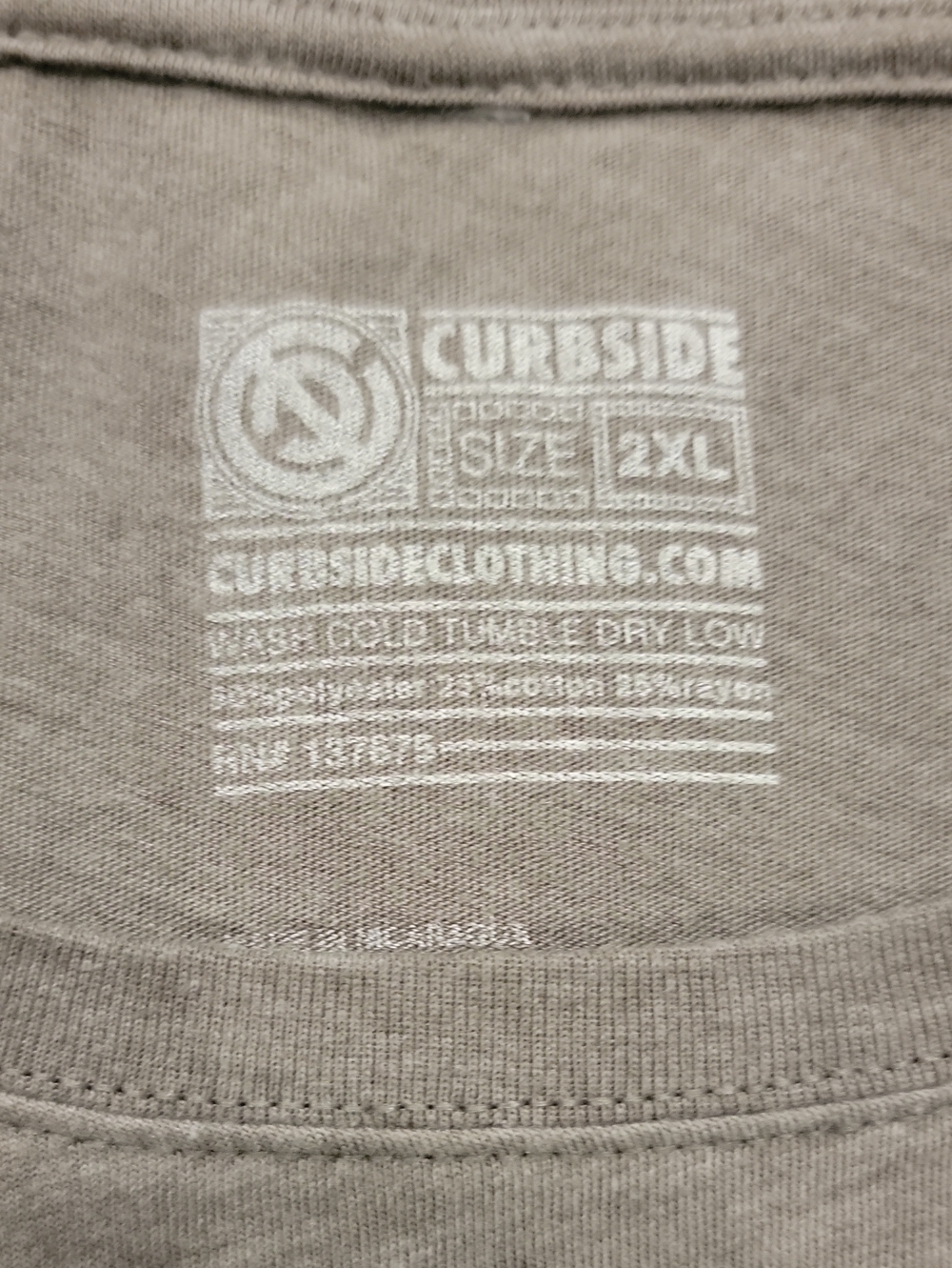 Curbside Clothing Dolman T Shirts Bundle Of Two 2XL EUC - Picture 6 of 6